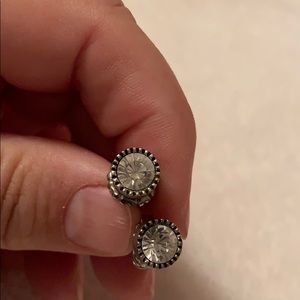 Crystal studded earrings
